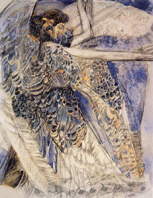 Mikhail Vrubel The angel having six wing oil painting image